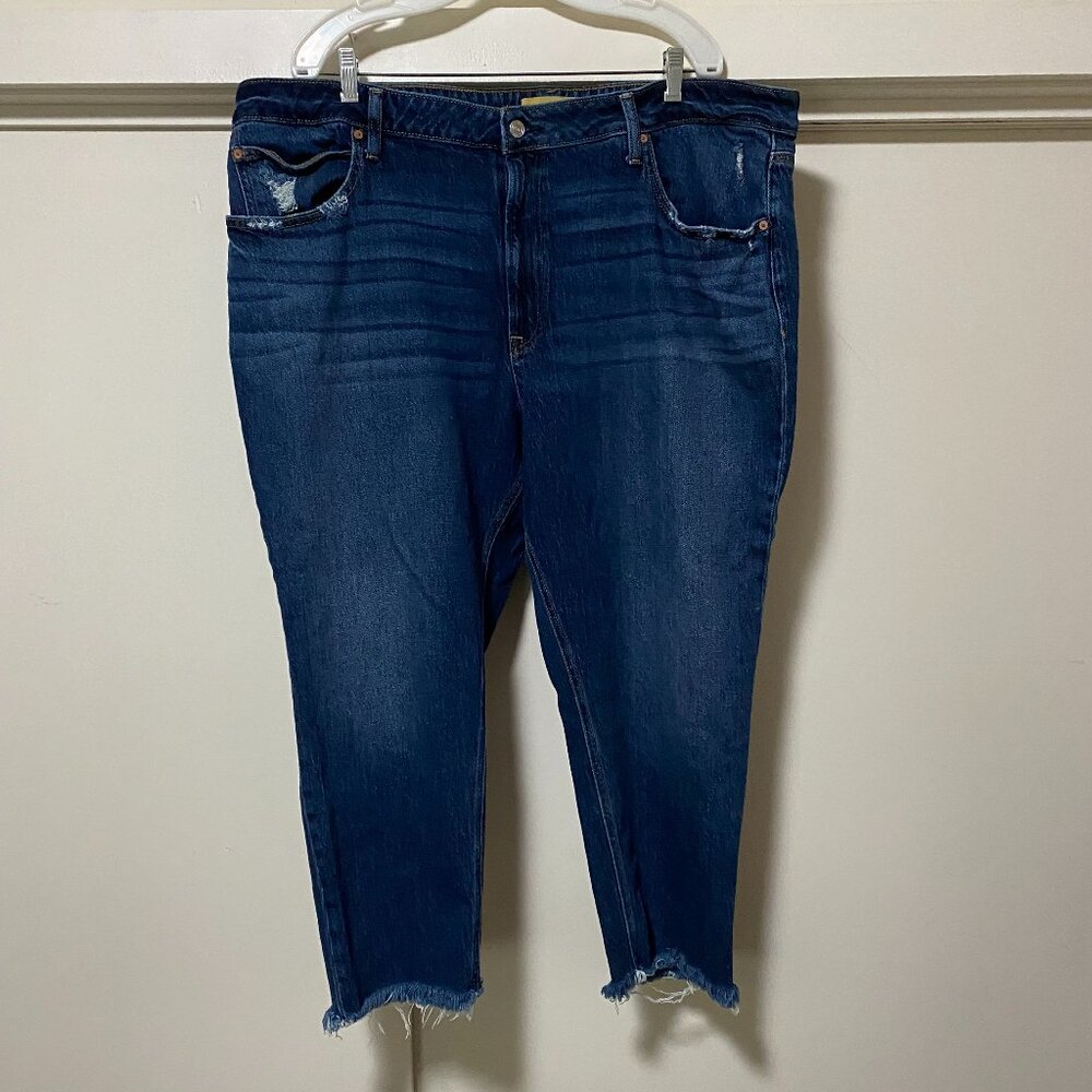 Cheeky taper ankle high rise original fit jeans, size 24W regular